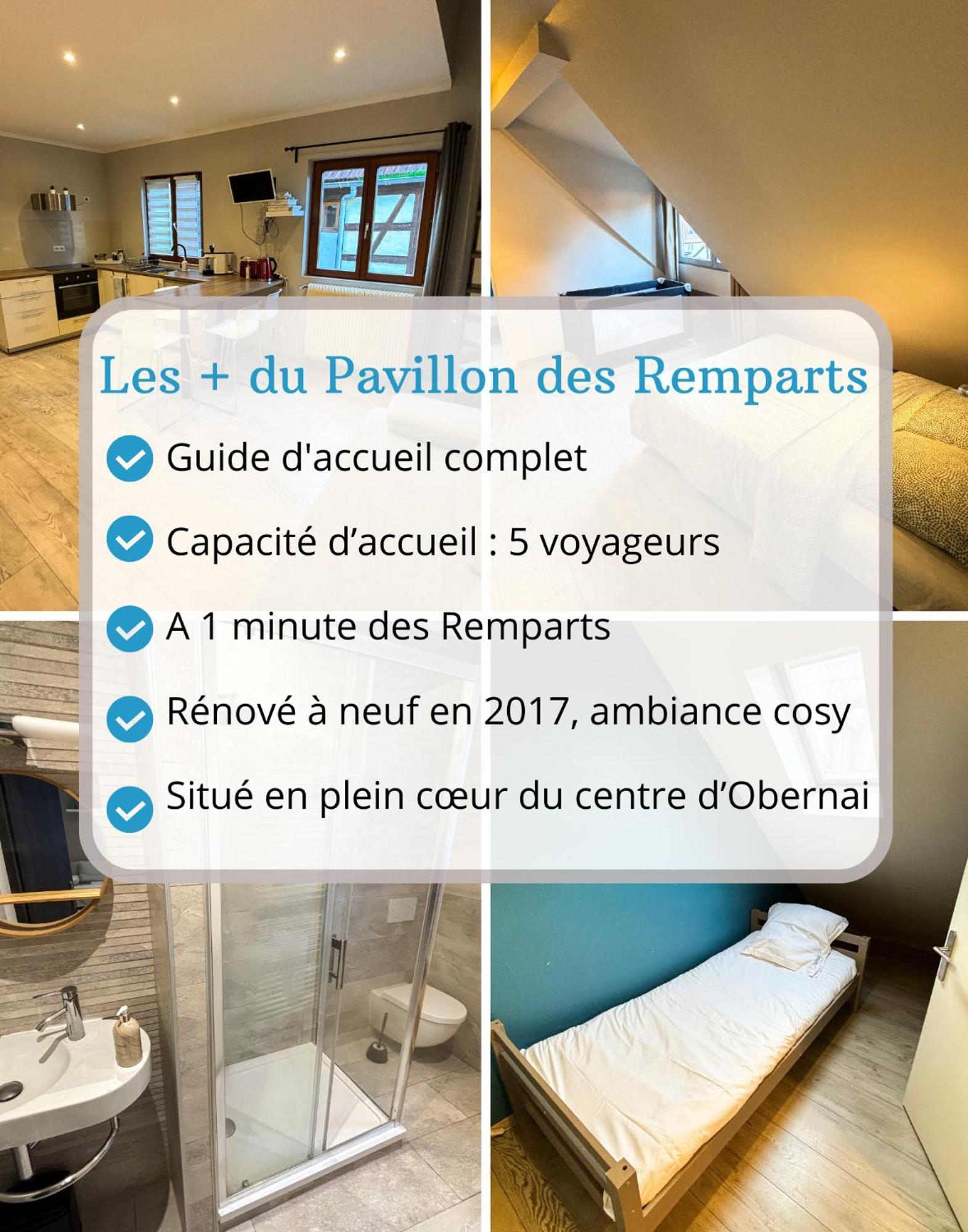 אוברנאי Le Pavillon Des Remparts - Commerces A Proximite - Centre-Ville - Appartement Cosy מראה חיצוני תמונה